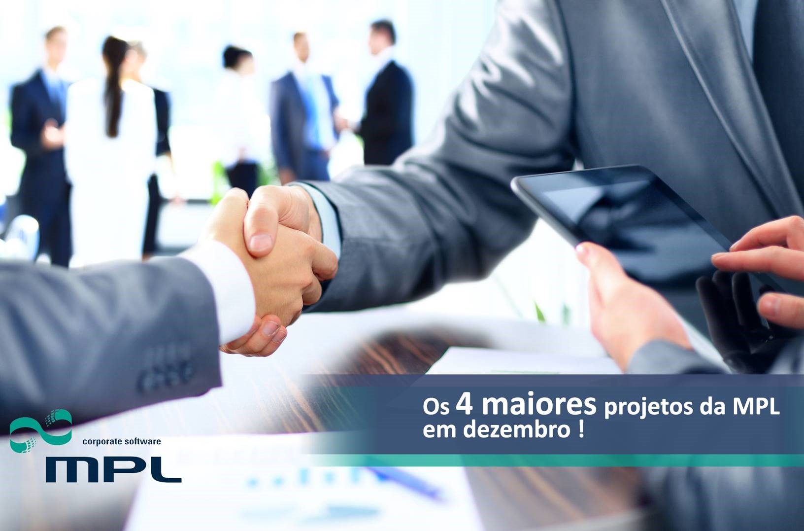Foto com os maiores projetos da MPL