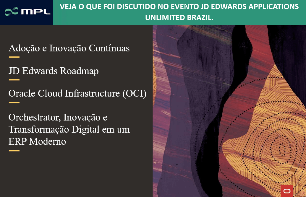 novidades jd edwards